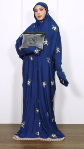 NAFHA - Mukena Terusan Dewasa Bordir Syaiba