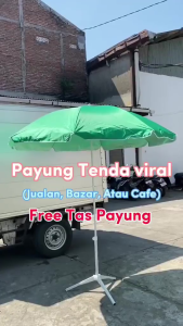 Tenda Payung 180/200 cm / Beach Garden Cafe Bazaar Market Stand Perlindungan UV Tahan Angin