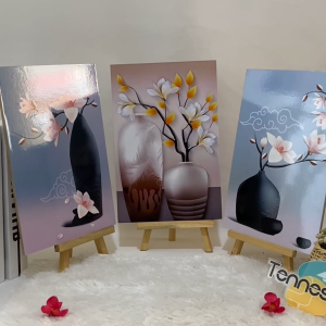 HIASAN DINDING FLOWER RUSTIC 20x30CM WALL DECOR PAJANGAN KAYU POSTER DEKORASI DINDING KAMAR TIDUR RUMAH
