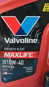 น้ำมันเครื่องเบนซิน 10W-40 ส่งฟรี ปริมาณ 4+1 ลิตร วาโวลีน แมกซ์ไลฟ์ ENGINE FLUSH ฟลัชชิ่งก่อนเปลียนถ่าย WURTH 1 ขวด