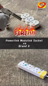 [SIRIM] Powerlink Official Modulink Socket - DETACHABLE Power Strip Extension Plug Power Socket Elektrik Soket