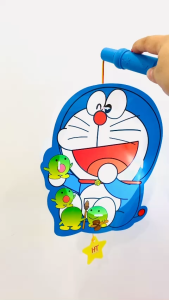 [NHẠC VIỆT - NHIỀU MẪU] Lồng đèn trung thu nhựa 2 mảnh cán dài có đèn nhạc cho bé chơi tết trung thu đèn lồng nhựa HT20