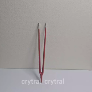 Ready stock in Sg - Red Colour Rubber coated Tweezer 148mm with tip 4mm. Local Seller