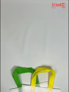 Mainan Edukasi Tas Spundbond Mewarnai 2 Sisi Bergambar DIY Coloring Goodie Bag Souvenir Ulang Tahun