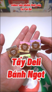 Gôm tẩy màu Deli hình bánh ngọt EH302