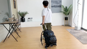school bag for kids boy High capacity Waterproof trolley bag for kids boy backpack for kids boy with 6 wheels