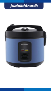 Sharp KSG18MHBL Rice Cooker 1.8 Liter 400 Watt Blue Black Anti Lengket Bergizi