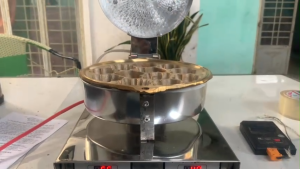 Khuôn bông lan điện 220v chuyên nghiệp ( khuôn đồng nguyên chất)