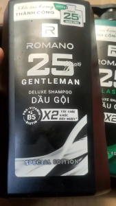 [PHIÊN BẢN KỶ NIỆM 25 NĂM] Dầu gội Romano hương nước hoa 815g tăng 25% dung tích