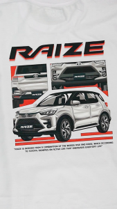 TOYOTA RAIZE JDM Automotive Car Motor Racing T Shirt (Toyota Accessories) | AUTOMOTEEVE