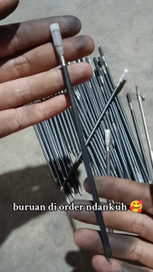 Bahan As Baja 35mm dalam Konstruksi 100cm