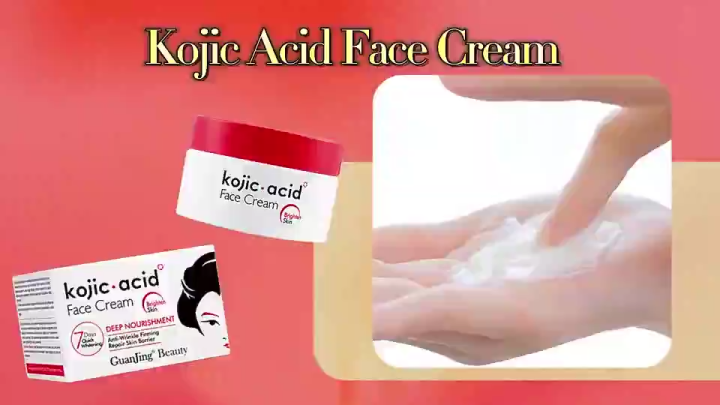 GJ7162 GUANJING BEAUTY Kojic Acid Cream Whitening Face Facial Cream ...