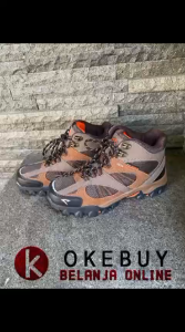 Sepatu Gunung Wanita Snta 611 Cokelat Orange Trekking/Hiking/Outdoor