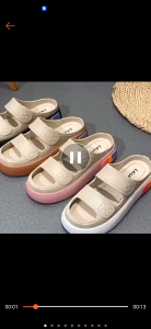 SHUTA Brand Summer muffin thick bottom fashion slippers casual slippers for women#029