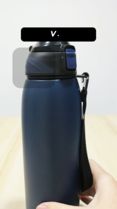 FJbottle - Botol Minum Portable Olahraga Outdoor Stainless Steel 1 Liter Double Insulated Bottle Tahan Panas dan Dingin Free Sikat dan Tas Botol