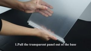 A6 A5 A4 Acrylic Sign Holder Table Menu Display Stand Clear Plastic 8.5x11 Double Sided Picture Frames for Desk Display