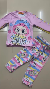 11-45kg LABUBU+ KUROMI + bộ dài tay bé gái thun lạnh bao đẹp mềm mịn với nhiều hình in hot siêu cưng 281