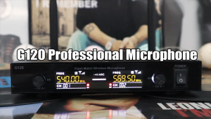 Mikrofon Nirkabel G-MARK G120: Sistem Mikrofon Karaoke UHF Profesional
