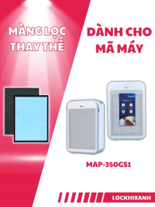 Màng lọc không khí Midea KJ350G-S1 MAP-350GS1. Lõi lọc cho máy lọc không khí Midea giá rẻ