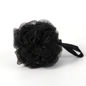 Bông Tắm Than Tre Classic Black Shower SpongeBóng tắm đen để loại bỏ da chết-NIEVE