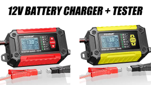 Foxsur FTC-1206 เครื่องทดสอบแบตเตอรี่2 in 1 + เครื่องวิเคราะห์แบตเตอรี่ตะกั่วกรดสำหรับรถจักรยานยนต์รถยนต์12V LiFePo4ชาร์จแบตเตอรี่อัจฉริยะ