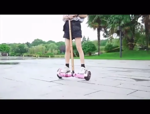 8นิ้ว hoverboard สกู๊ตเตอร์ไฟฟ้า รถยืนไฟฟ้า 2 ล้อ ไม่มีไฟ LED แต่มีลำโพงบลูทูธ