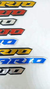 Emblem Motor Honda Vario / Stiker Logo Vario Aluminium Mirror Kiri Kanan 1 Set
