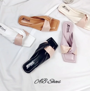 Sandal Flat Sandal Teplek Wanita Premium Busa Tebal ZN020