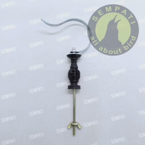 SEMPATI Gantungan Sangkar Burung Cenlung Sedang 23cm Besi Tebal Premium Cantolan Kandang Murai Batu Lovebird Kenari Kacer Hook Sangkar