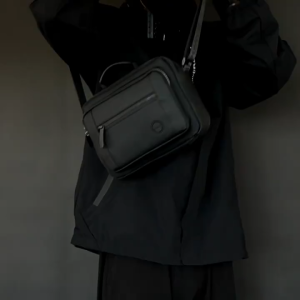 New Large Capacity Shoulder Bag for Men Fashion Workwear Messenger Bag Short-Distance Business Handbag