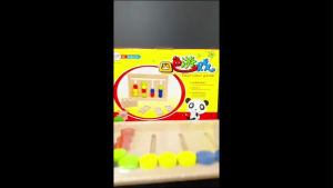 Wooden Four Colour Game | Early Education Teaching Logical Thinking Toy | Age> 3 Years Old Kids Baby Toddler Boys and Gi