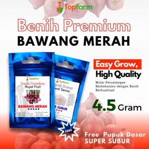 Benih Topfarm / Benih Bawang Merah / Benih Bawang Merah Terbaik / Benih Bawang Merah Unggul / Benih Bawang Nerah Ecer Buat Rumahan / Benih Bawang Eceran