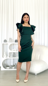 Bodycone Dress Ruffle Crabera: Dress Wanita Nyaman & Murah