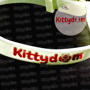 KALUNG KUCING MOTIF KITTYDOM: Kalung Glow In The Dark Untuk Hewan Peliharaan