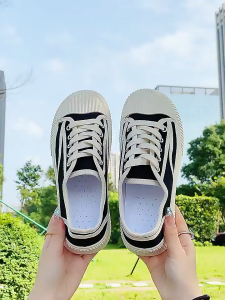 Womens canvas shoes Non slip sole Vamp breathable Ladies fashion shoes