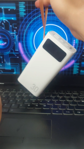 1ปี Basike พาวเวอแบง 30000mAh Power Bank รับประกัน มาตรฐานมอก เพาเวอร์แบงค์ พาเวอร์แบงค์ รองรับชาร์จเร็ว พร้อมสาย 4 เส้น สำหรับโทรศัพท์ทุกรุ่น 100% ราคาถูกต้อง