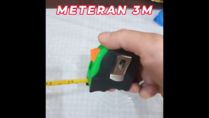 Meteran Tukang Bangunan Kayu 3 Meter M