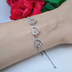 Gelang Serut Silver Titanium Xuping Perhiasan Aksesoris Lapis Emas Perhiasan Pengganti Emas