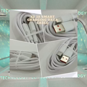 V2S X2 2Meters Smart Charging Data Cable 3A Super Fast Charge