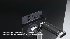 Vention Wireless HDMI Dongle Video Transmitter Receiver Extender TV HD