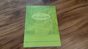 Music Manuscript Pad