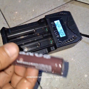 CHARGER BATERAI Li-ion / LITHIUM MULTIFUNGSI 3.7V FAST CHARGING 2 SLOT