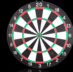กระดานปาเป้า15นิ้ว ชุดกระดานเกมปาลูกดอก เกมส์ปาเป้า พร้อมลูกดอกDart Board Set SP86