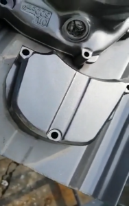 Catalyzer Grey RXZ Yamaha Y5044 Kaler Kelabu Milinium Grey Engine Cover Spray Paint Tin 370ml & 0.25L / 0.5L Aikka