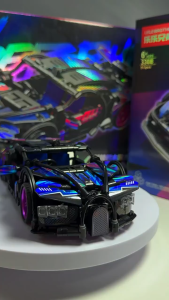 Pull Back Car Toys Lamborghini-Cyberpunk Style Building Blocks Set Toys with Strong Power