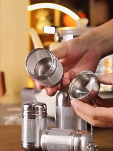 Saringan Teh Bumbu Rempah Stainless Steel Reusable Filter