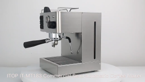 เครื่องชงกาแฟรุ่น EM18-3 เครื่องชงกาแฟกึ่งอัตโนมัติเชิงพาณิชย์ ZBM18-3 หม้อต้มน้ำทำจากทองเหลือง กำลังไฟฟ้า220V/50-60Hz