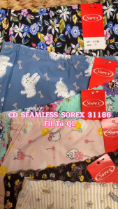 Seamless Pant - Sorex 31186 Celana Dalam Wanita Dewasa Lusinan Tanpa Jahitan Anti Nyeplak Up to XL