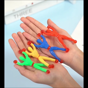 Kizimiao 10PCS Stretchy Sticky Toys Mini Spiderman Climbing Sticky Fingers Funny Toy For Kids Birthday Party Gift Bag School Prizes Goodies