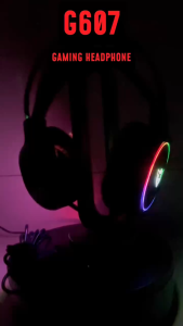 Naughty GEEKS G607 USB Virtual 7.1-Channel Surround Sound 50mm Speaker RGB Professional Gaming Headset